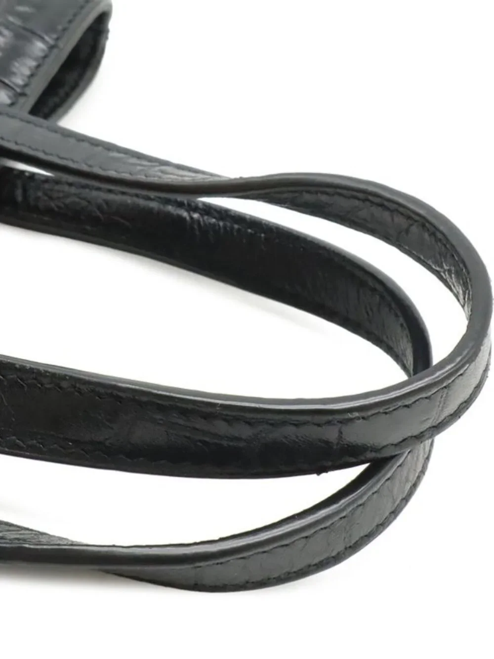 Saint Laurent Paris YSL Mini Toy Shopping 2-Way Shoulder Bag Croco - Picture 6 of 9